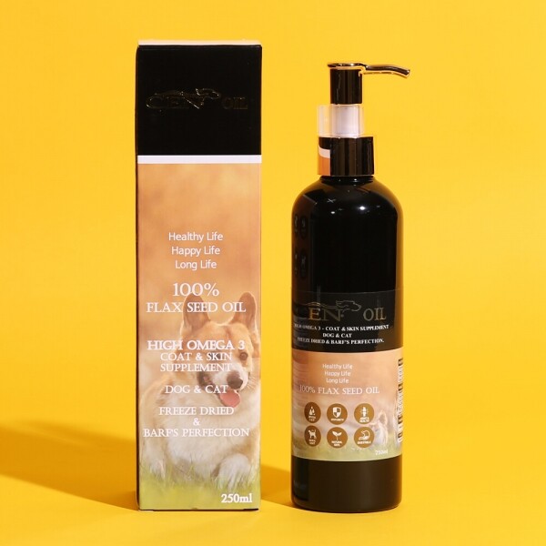 아르깡시엘,센 오일 강아지 고양이 식물성 오메가 영양제 250ml (유통기한 26.1)