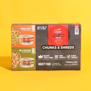 오리젠 캣 고양이 캔 청크 슈레드 버라이어티 팩 캣 85gx24개
